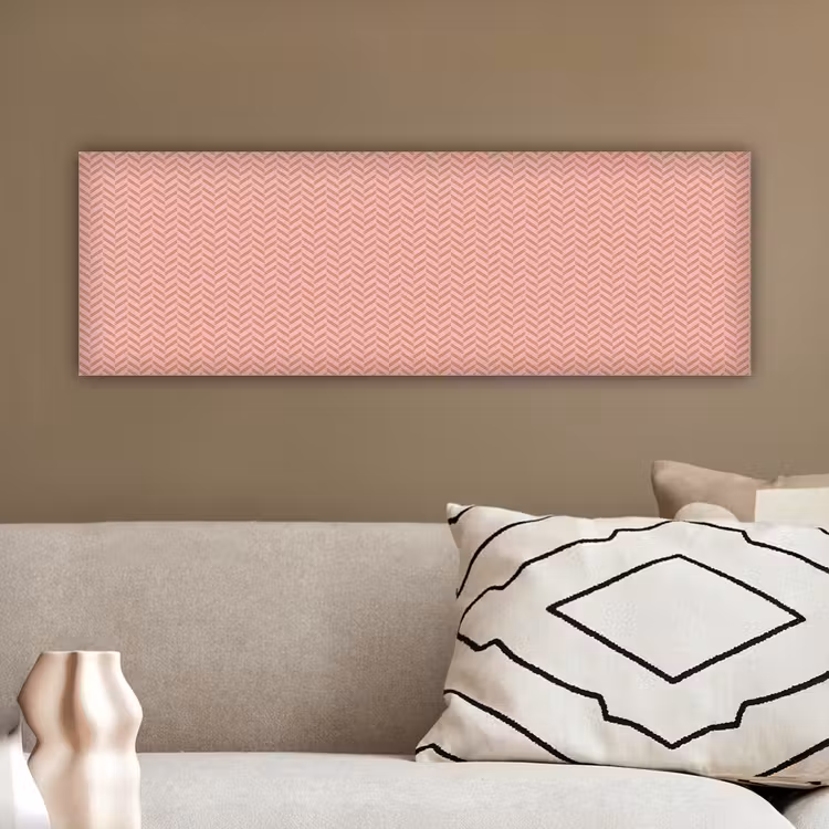 Plaid - Patroon - Visgraad - Roze canvas 2cm klein 828 -sfeer3