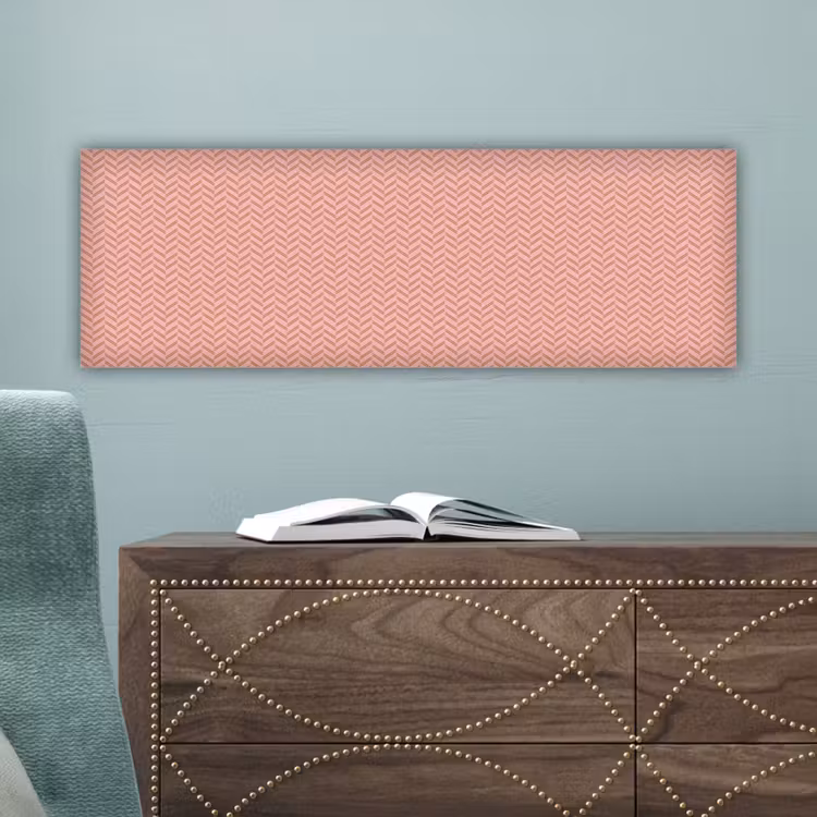 Plaid - Patroon - Visgraad - Roze canvas 2cm klein 828 -sfeer4