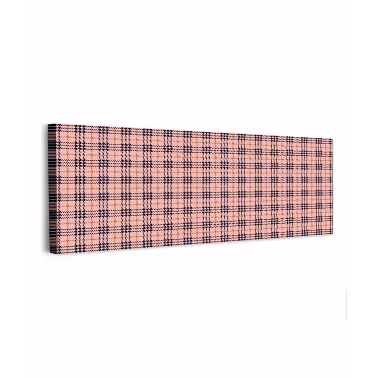 Plaid - Patroon - Schotse - Roze canvas 2cm klein 828 -z3d