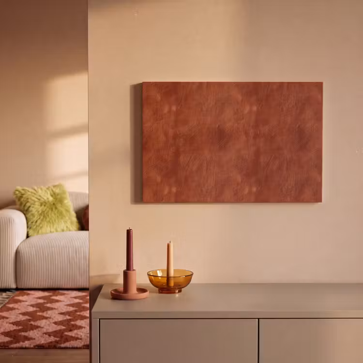 Stucwerk - Textuur - Terracotta canvas 2cm klein 34 -sfeer1