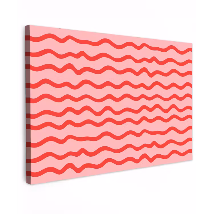 Speels - Patroon - Rood canvas 2cm klein 34 -z3d