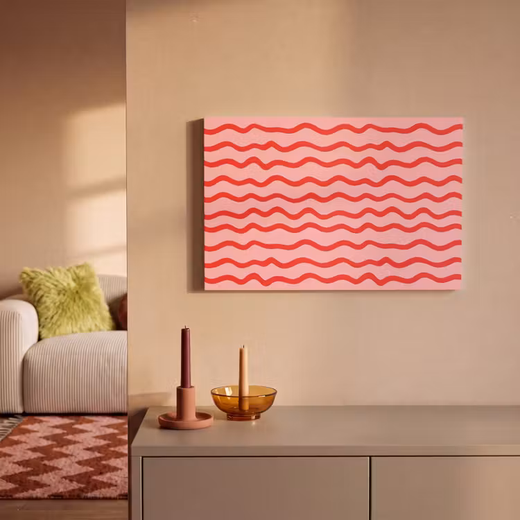 Speels - Patroon - Rood canvas 2cm klein 34 -sfeer1