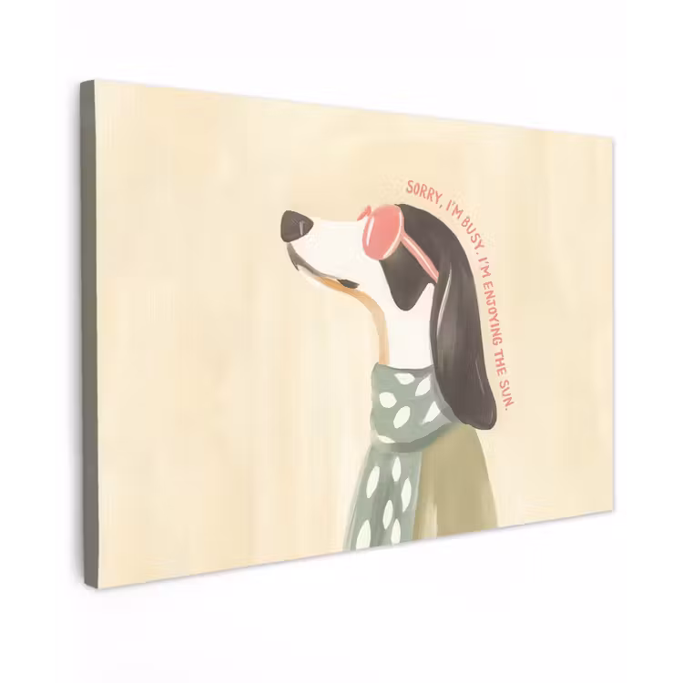Quote - Hond - Zonnebril canvas 2cm klein -z3d