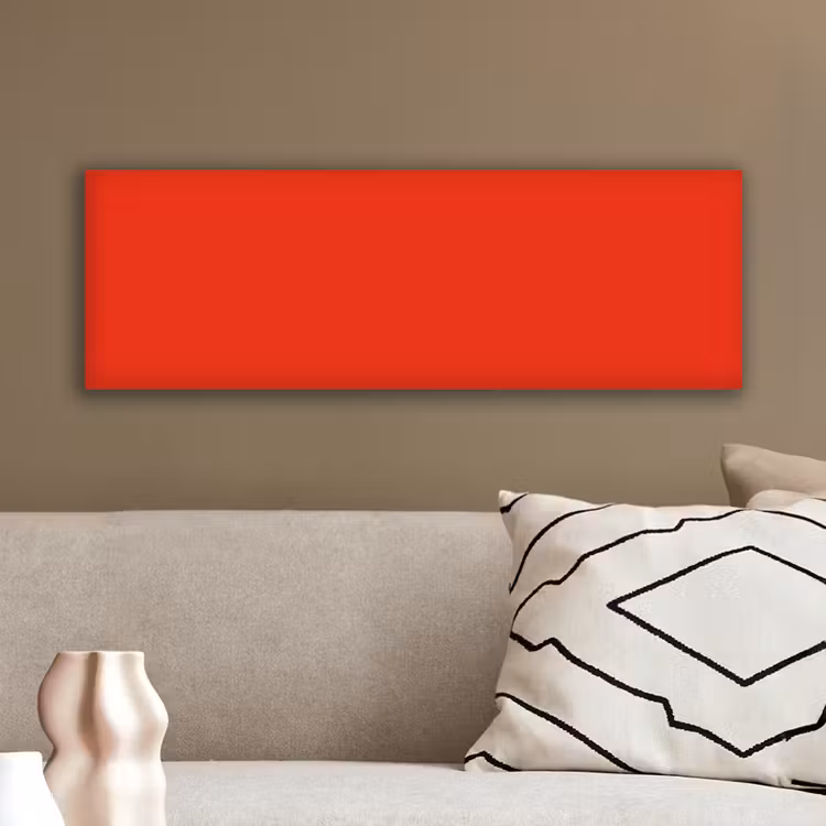 Rood - Kleur - Effen canvas 2cm klein 828 -sfeer3