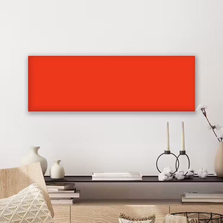Rood - Kleur - Effen canvas 2cm klein 828 -sfeer6
