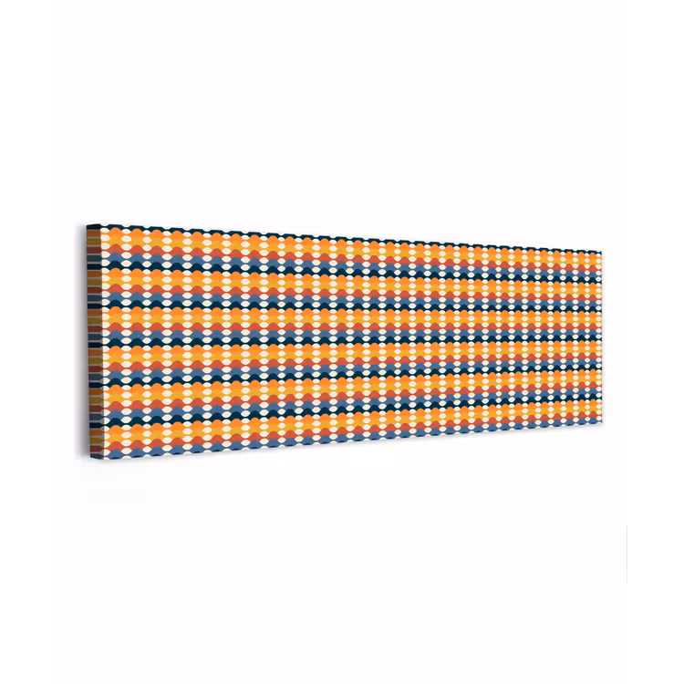 Retro - Disco - Golven canvas 2cm klein 828 -z3d