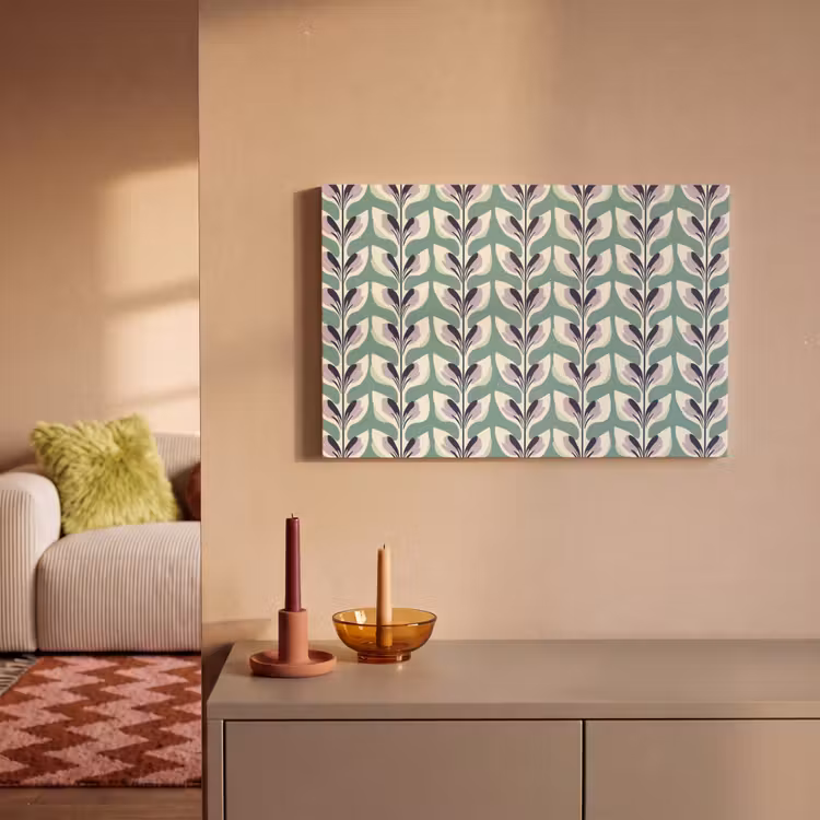 Retro - Modern - Groen canvas 2cm klein 34 -sfeer1