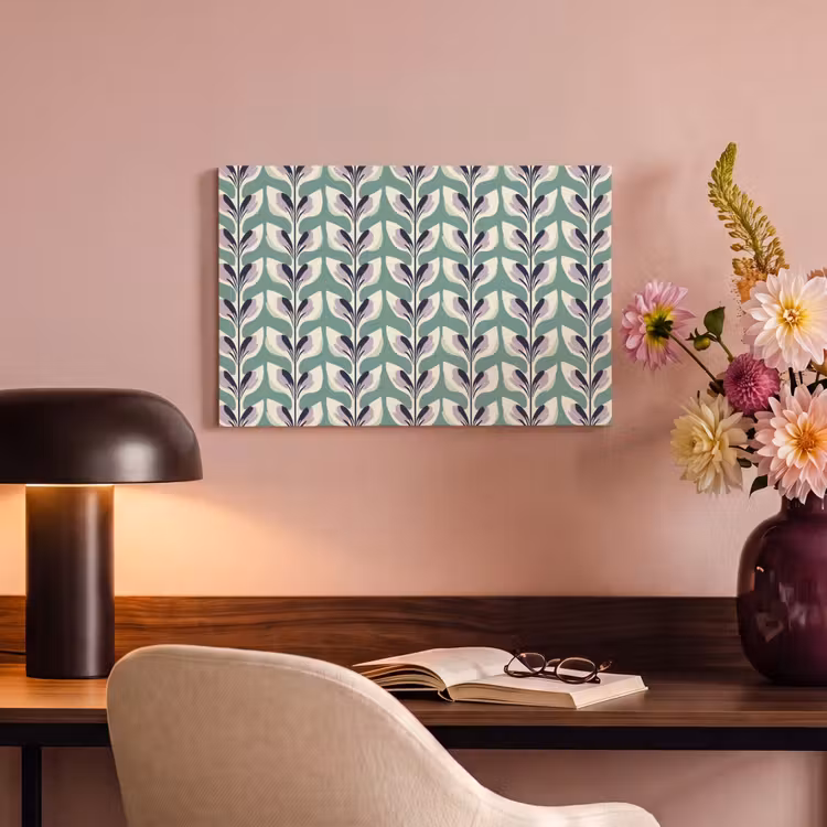 Retro - Modern - Groen canvas 2cm klein 34 -sfeer4