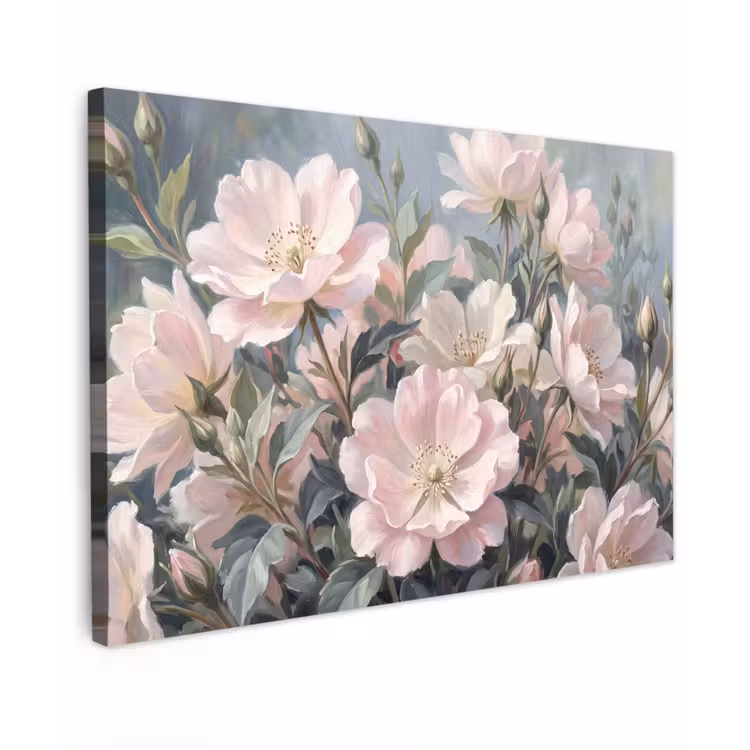 Rozen - Illustratie - Roze canvas 2cm klein -z3d