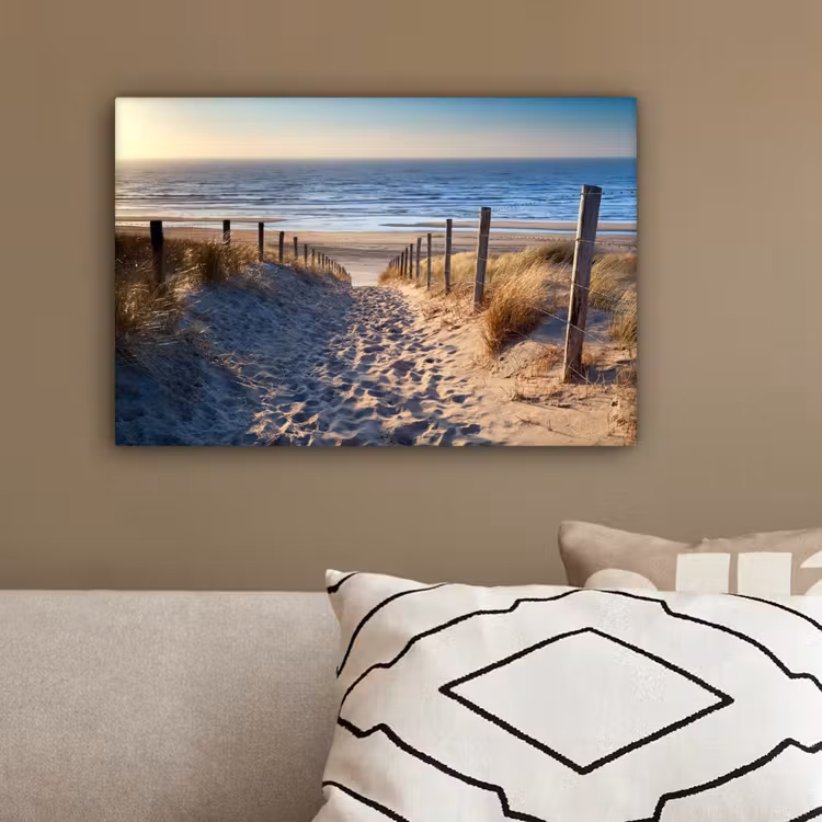 Zand - Strand - Duin - Zee - Zomer canvas 2cm klein -sfeer3