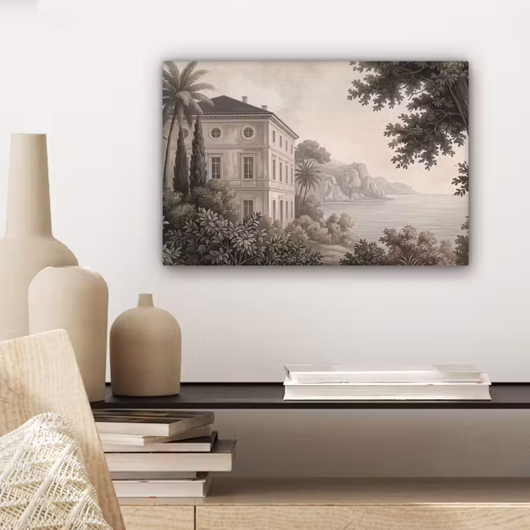Zee - Villa - Beige canvas 2cm klein -sfeer6