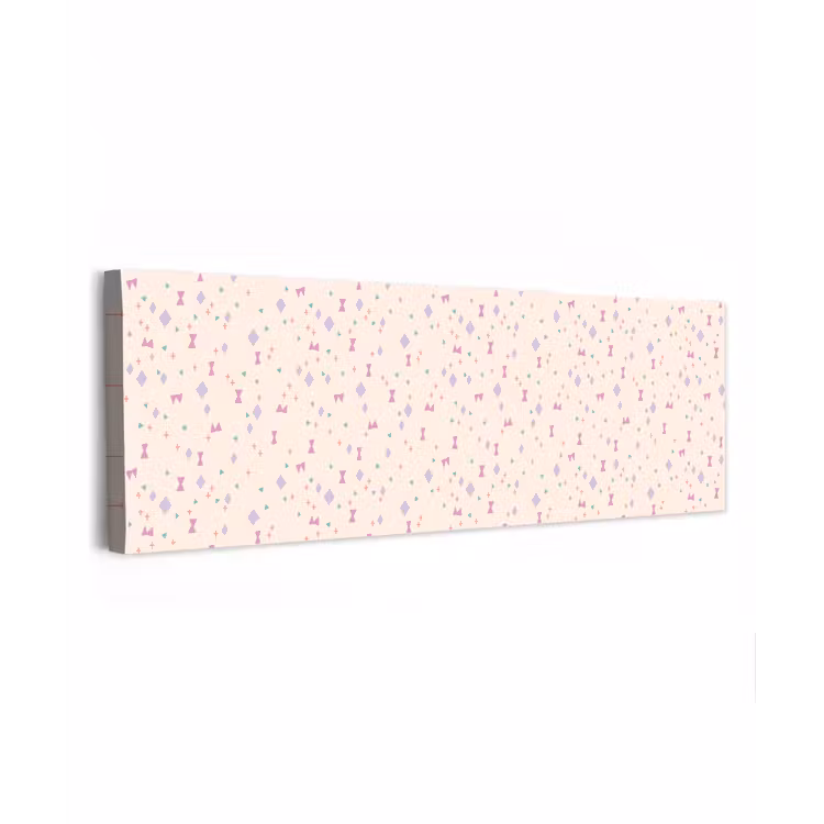 Vormen - Zalmroze - Patroon canvas 2cm klein 828 -z3d