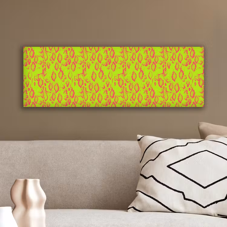 Slang - Neon - Groen - Roze canvas 2cm klein 828 -sfeer3