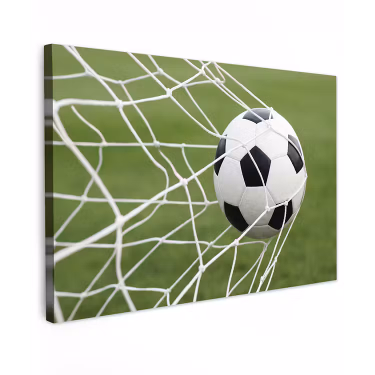 Voetbal - Goal - Net - Sport canvas 2cm klein -z3d