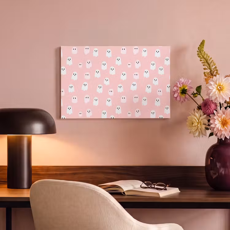 Spookjes - Patroon - Roze canvas 2cm klein 34 -sfeer4