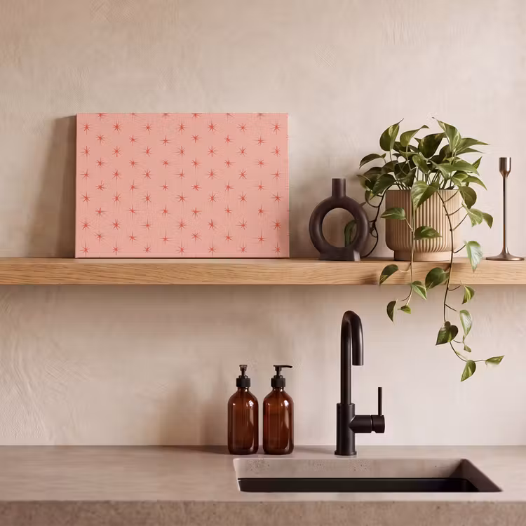 Sterretjes - Patroon - Oranje canvas 2cm klein 34 -sfeer3
