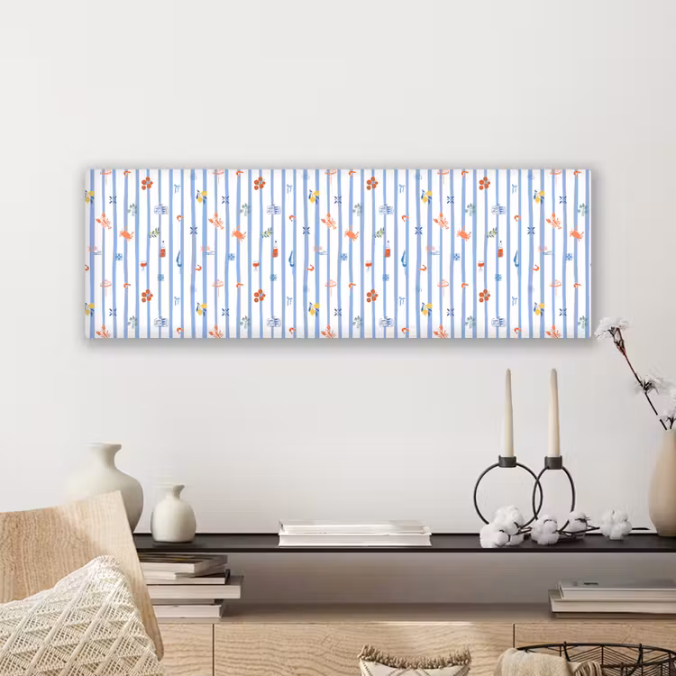 Zee - Sfeer - Strand - Blauw canvas 2cm klein 828 -sfeer6