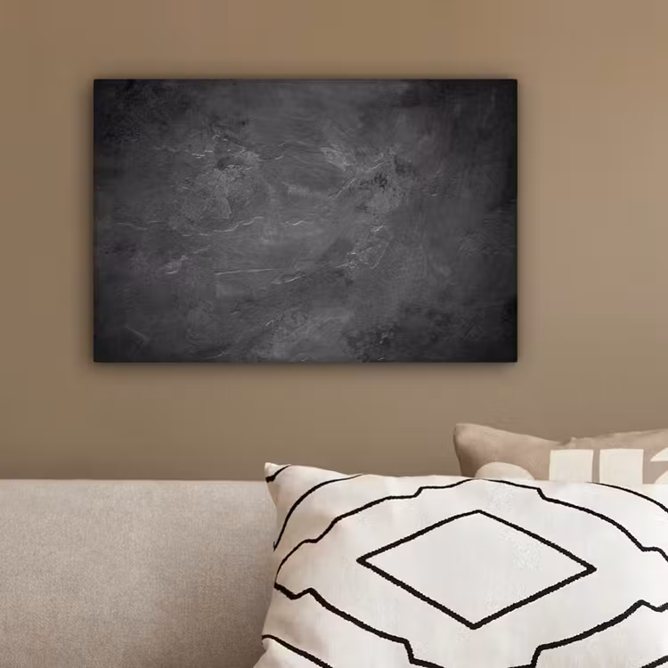 Structuur - Cement - Beton - Grijs - Vintage canvas 2cm klein -sfeer3