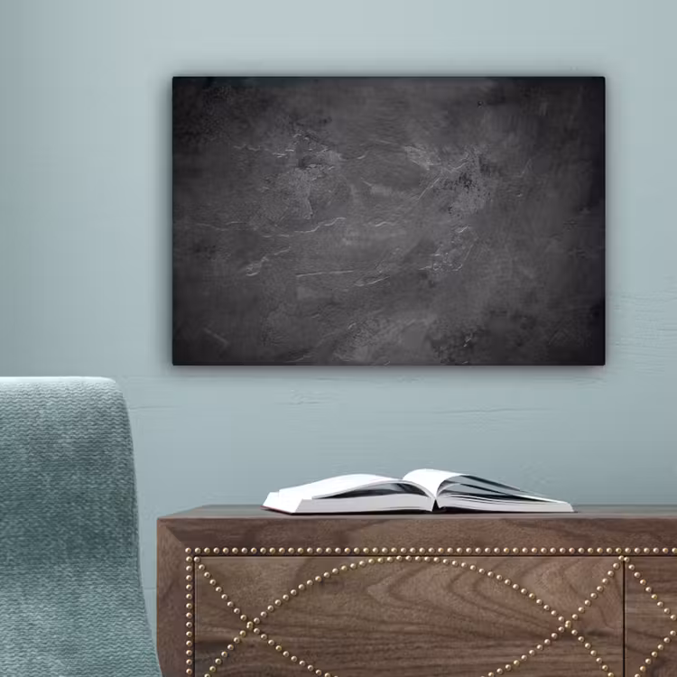 Structuur - Cement - Beton - Grijs - Vintage canvas 2cm klein -sfeer4