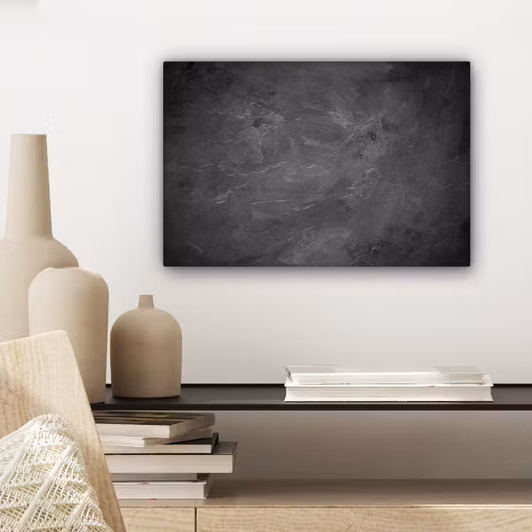 Structuur - Cement - Beton - Grijs - Vintage canvas 2cm klein -sfeer6