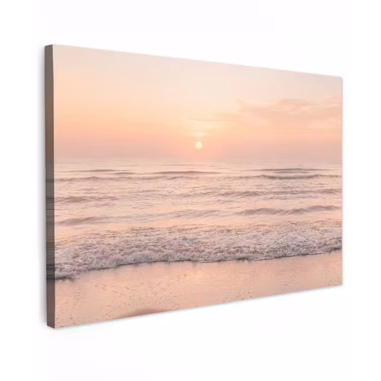 Zon - Strand - Roze canvas 2cm klein -z3d
