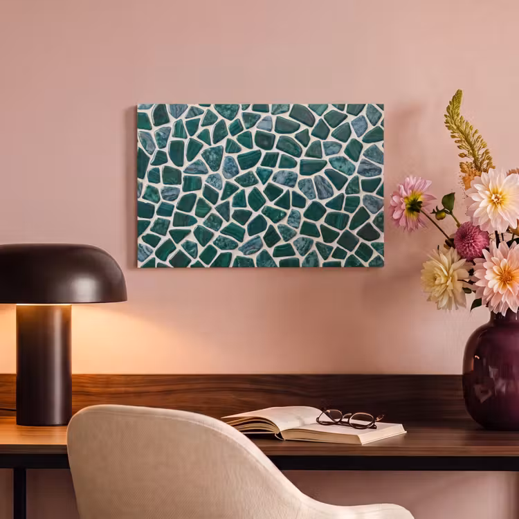 Textuur - Steen - Groen - Abstract - Patroon canvas 2cm klein -sfeer4