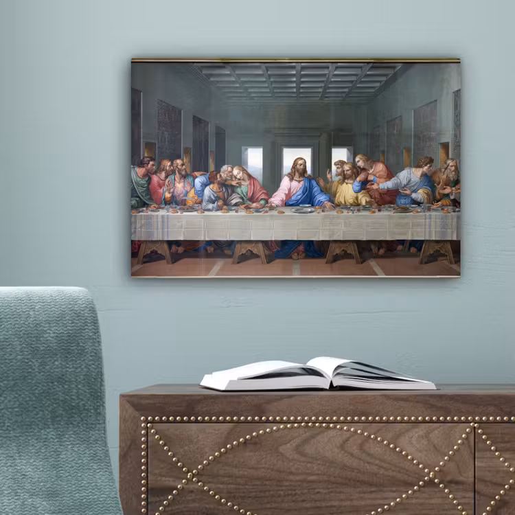 Het laatste avondmaal - Leonardo da Vinci canvas 2cm klein -sfeer4
