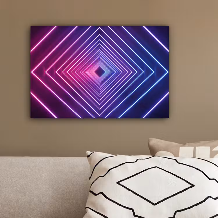 Driedimensionaal - Tunnel - Ruimte canvas 2cm klein -sfeer3