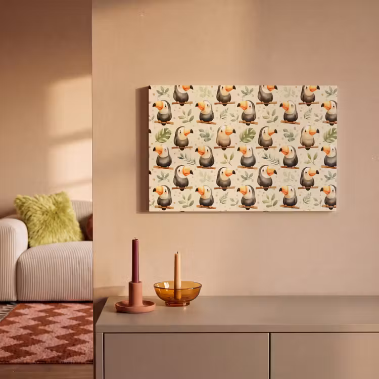 Toekans - Exotisch - Kleurrijk canvas 2cm klein 34 -sfeer1