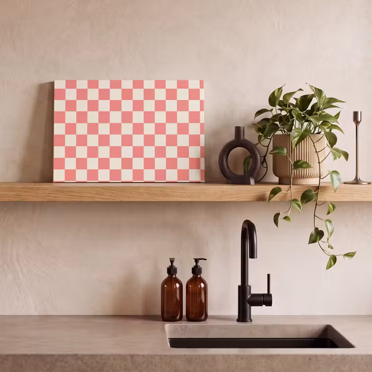 Traditioneel - Patroon - Roze canvas 2cm klein 34 -sfeer3