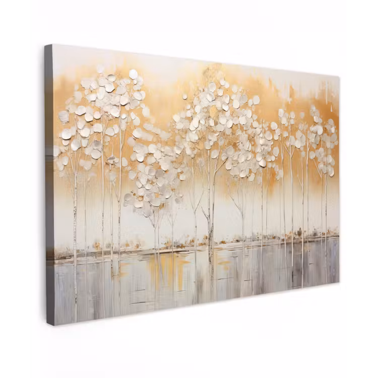 Bomen - Kunst - Acryl - Natuur canvas 2cm klein -z3d