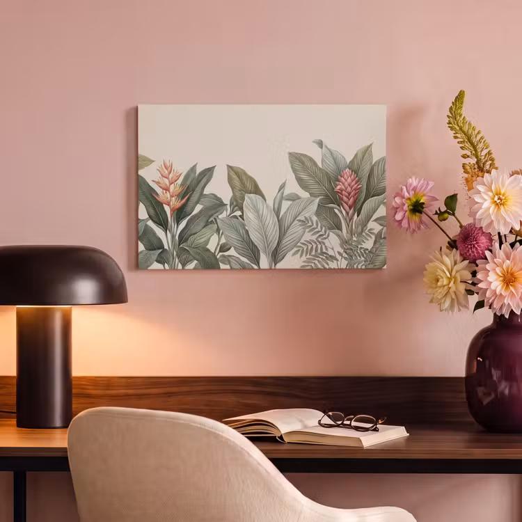 Tropisch - Planten - Modern - Groen canvas 2cm klein -sfeer4