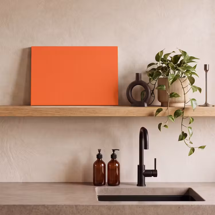 Vivid - Amber - Oranje canvas 2cm klein 34 -sfeer3