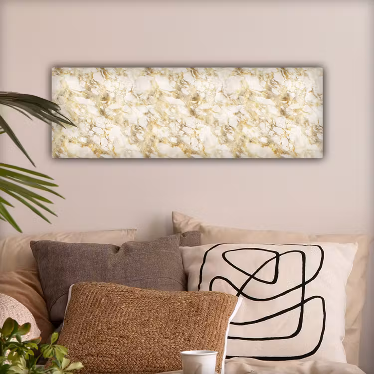 Warm - Gouden - Marmer - Patroon canvas 2cm klein 828 -sfeer1