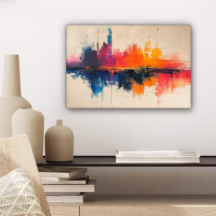 Watercolor - Kunst - Modern canvas 2cm klein -sfeer6