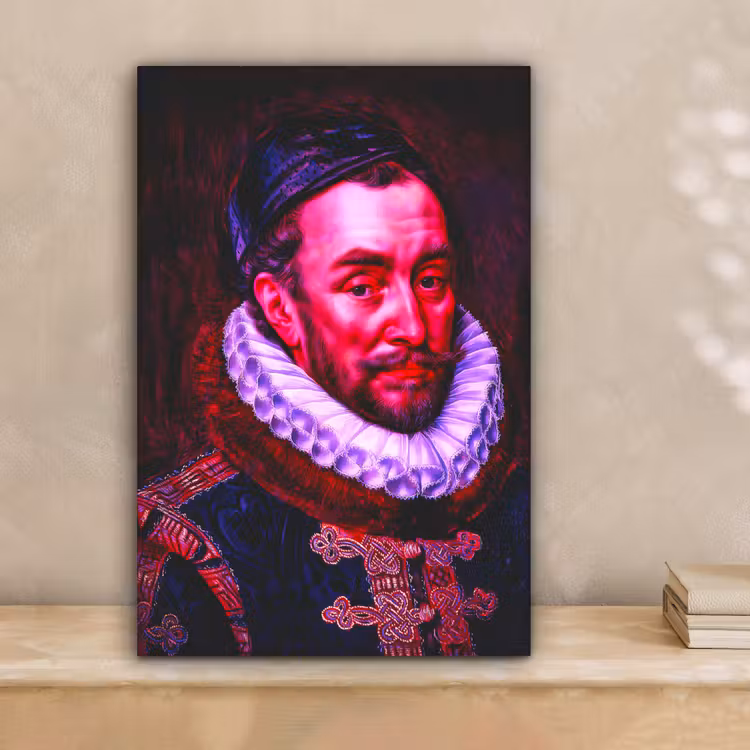 Willem van Oranje - Adriaen Thomasz - Oude meesters canvas 2cm klein -sfeer1