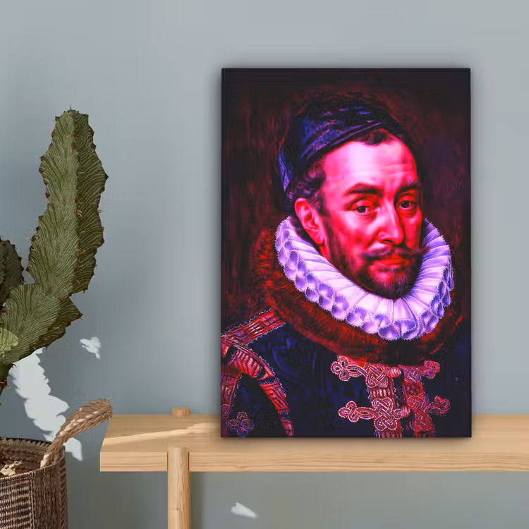 Willem van Oranje - Adriaen Thomasz - Oude meesters canvas 2cm klein -sfeer4
