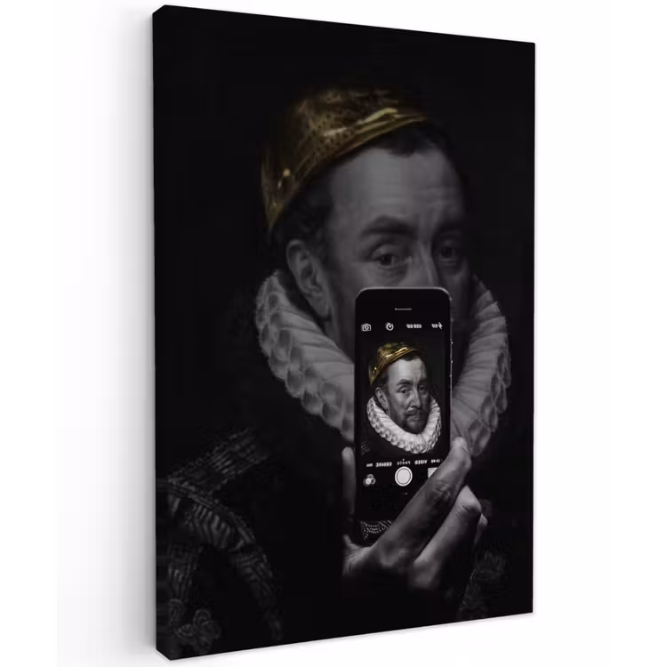 Willem van Oranje - Adriaen Thomasz - Smartphone canvas 2cm klein -z3d