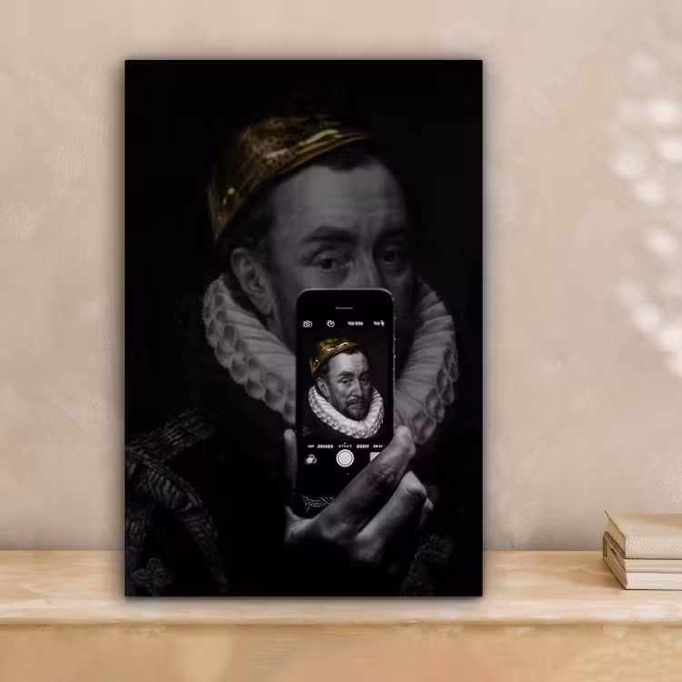 Willem van Oranje - Adriaen Thomasz - Smartphone canvas 2cm klein -sfeer1