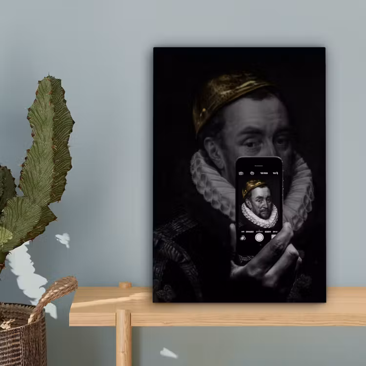 Willem van Oranje - Adriaen Thomasz - Smartphone canvas 2cm klein -sfeer4