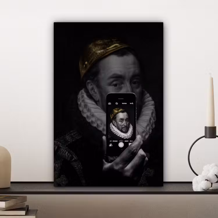 Willem van Oranje - Adriaen Thomasz - Smartphone canvas 2cm klein -sfeer6