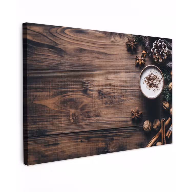 Winter - Houtlook - Stilleven canvas 2cm klein -z3d