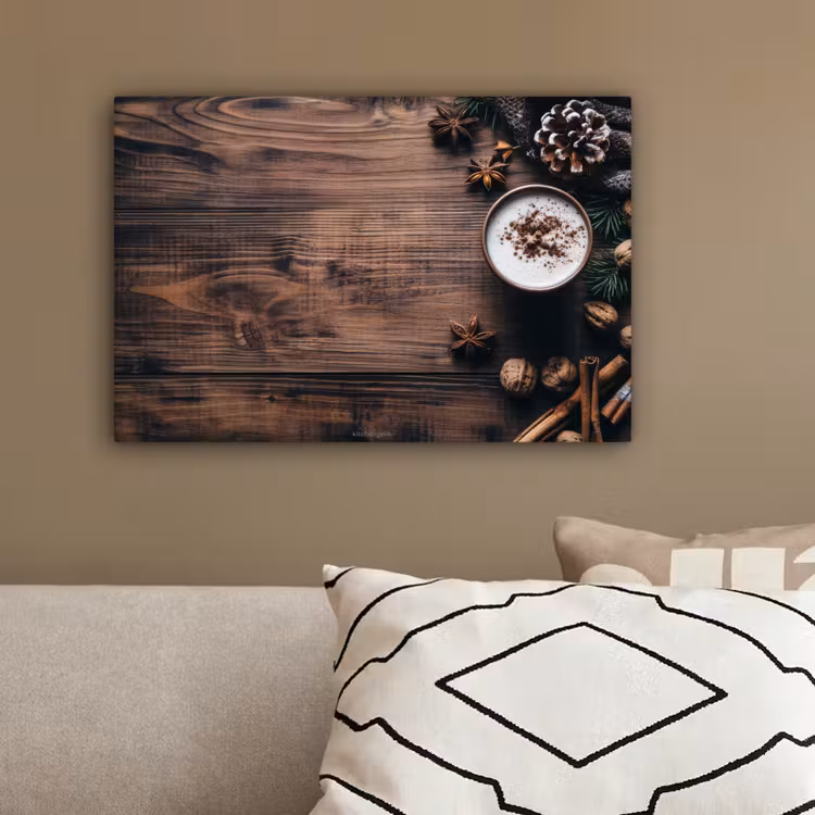 Winter - Houtlook - Stilleven canvas 2cm klein -sfeer3