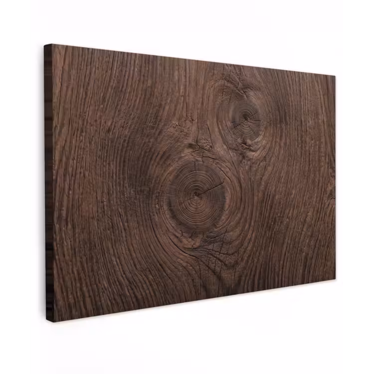Houtnerf - Textuur - Patroon - Bruin - Rustiek canvas 2cm klein -z3d