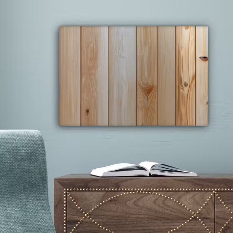 Hout - Planken - Licht canvas 2cm klein -sfeer4