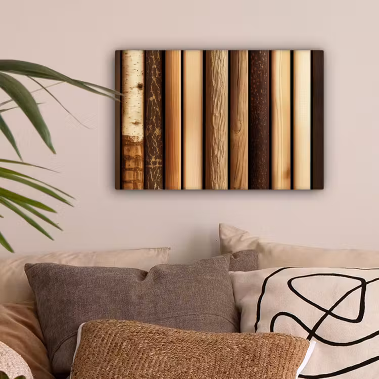 Hout - Planken - Natuurlijk canvas 2cm klein -sfeer1