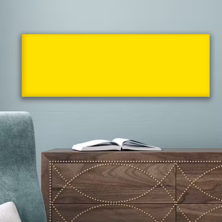 Geel - Citroen - Neon - Kleuren canvas 2cm klein 828 -sfeer4