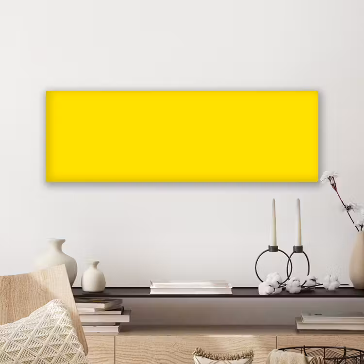 Geel - Citroen - Neon - Kleuren canvas 2cm klein 828 -sfeer6