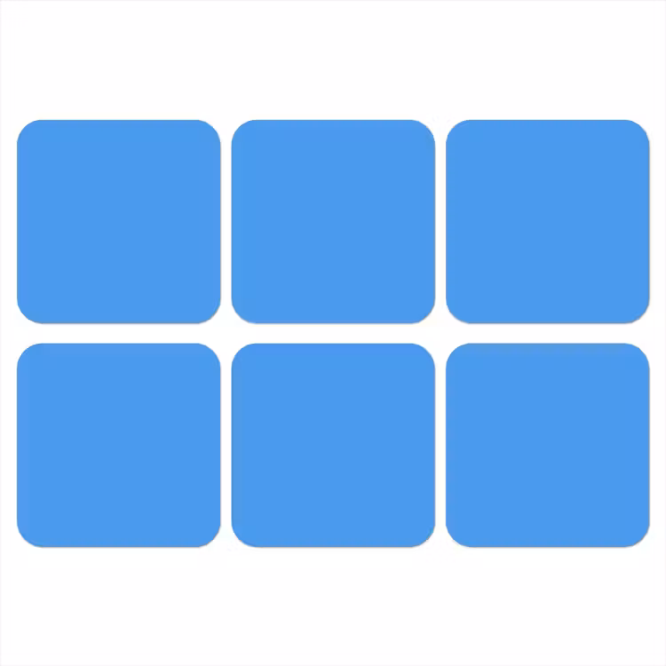 Bright - Azure - Blauw onderzetter kurk middel 366 -3d