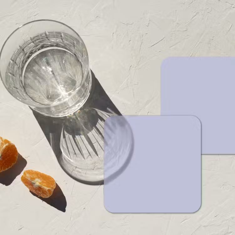 Chalky - Lavender - Paars onderzetter kurk middel 366 -sfeer4